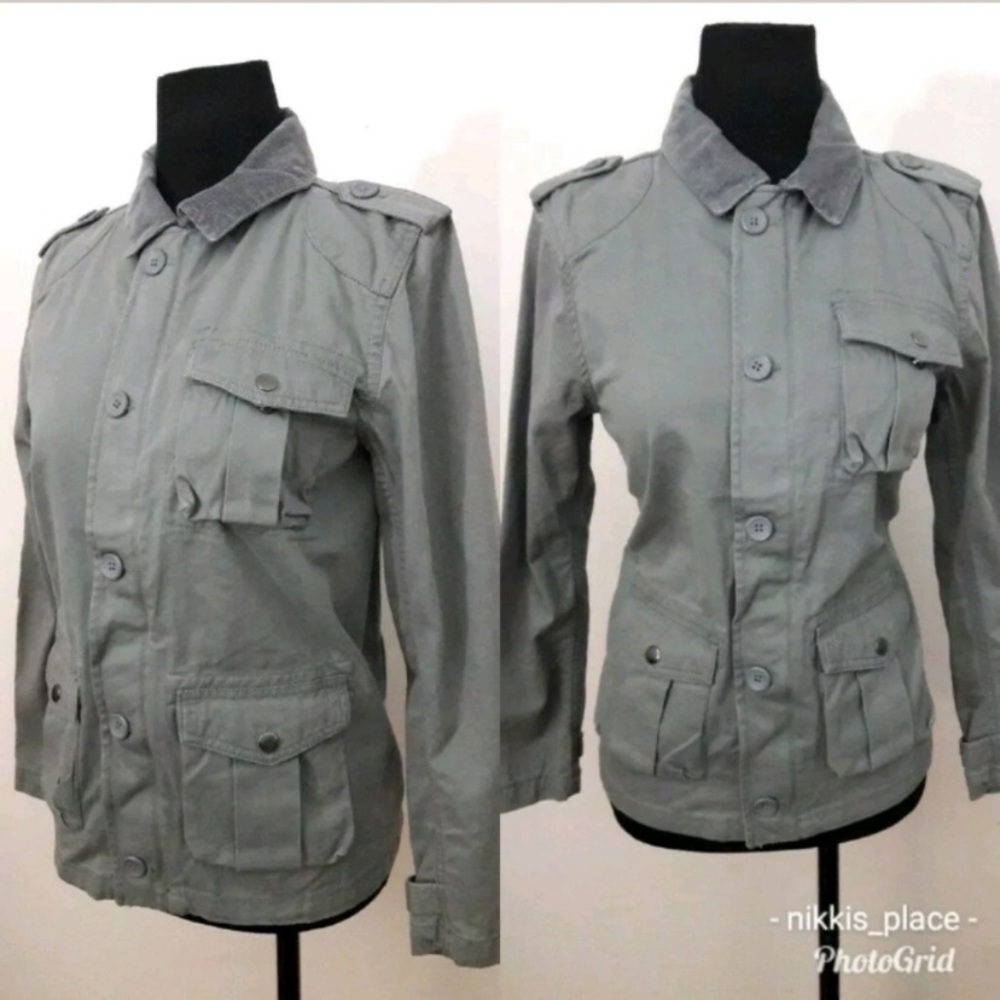 Epic Threads Cotton Basic Jacket Gray Cast Iron W… - image 2